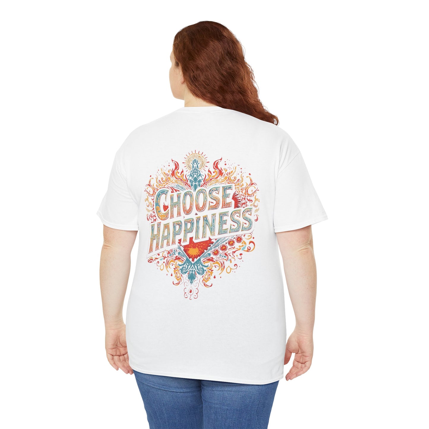Choose Happiness Unixes T-Shirt Positive Mindset Vibes