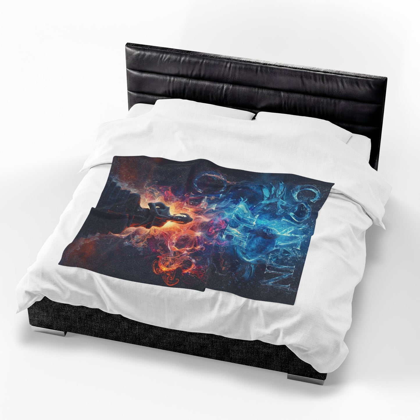 Plush Blanket Contain the Chaos Velveteen Throw