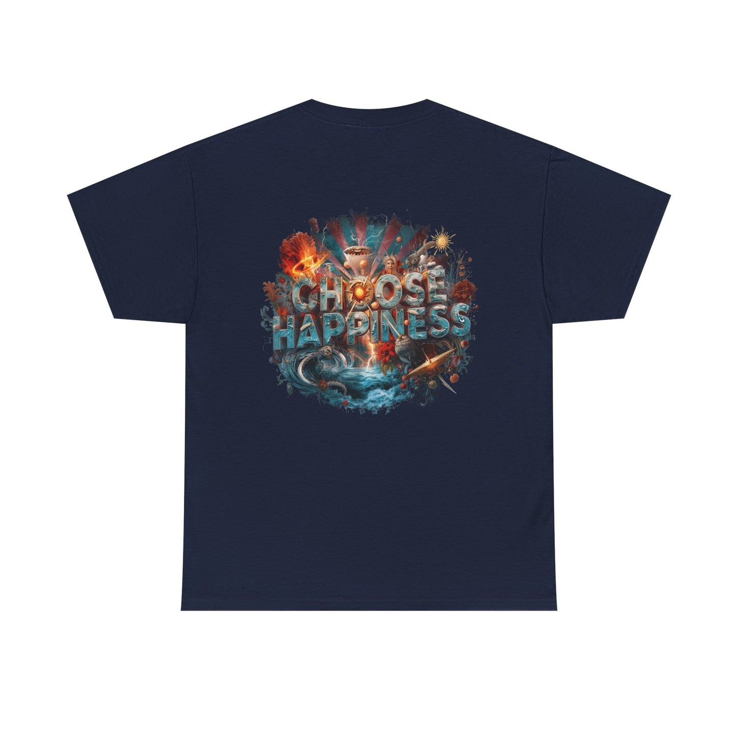 Choose Happiness Unixes T-Shirt Positive Mindset Vibes