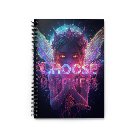 Choose Happiness Spiral Notebook Ruled Journal for Positivity & Daily Notes
