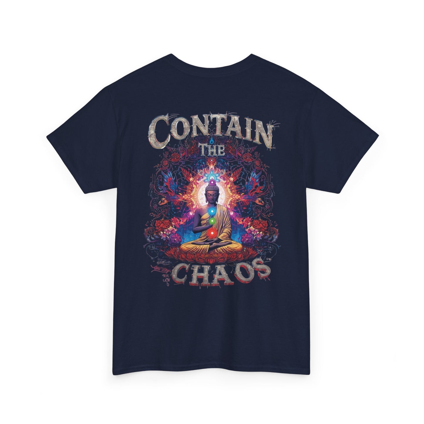 Contain The Chaos Unisex Tee, Positive Mindset Shirt