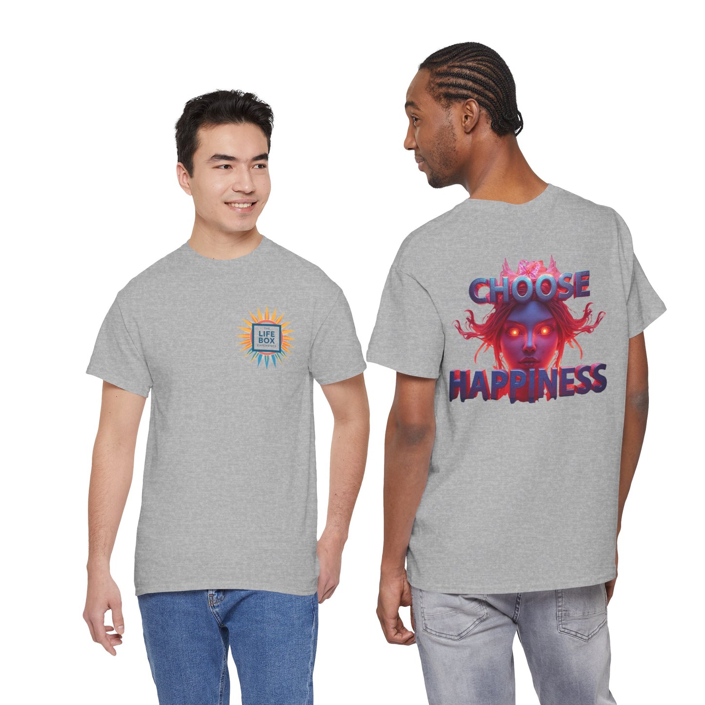 Choose Happiness Unixes T-Shirt Positive Mindset Vibes