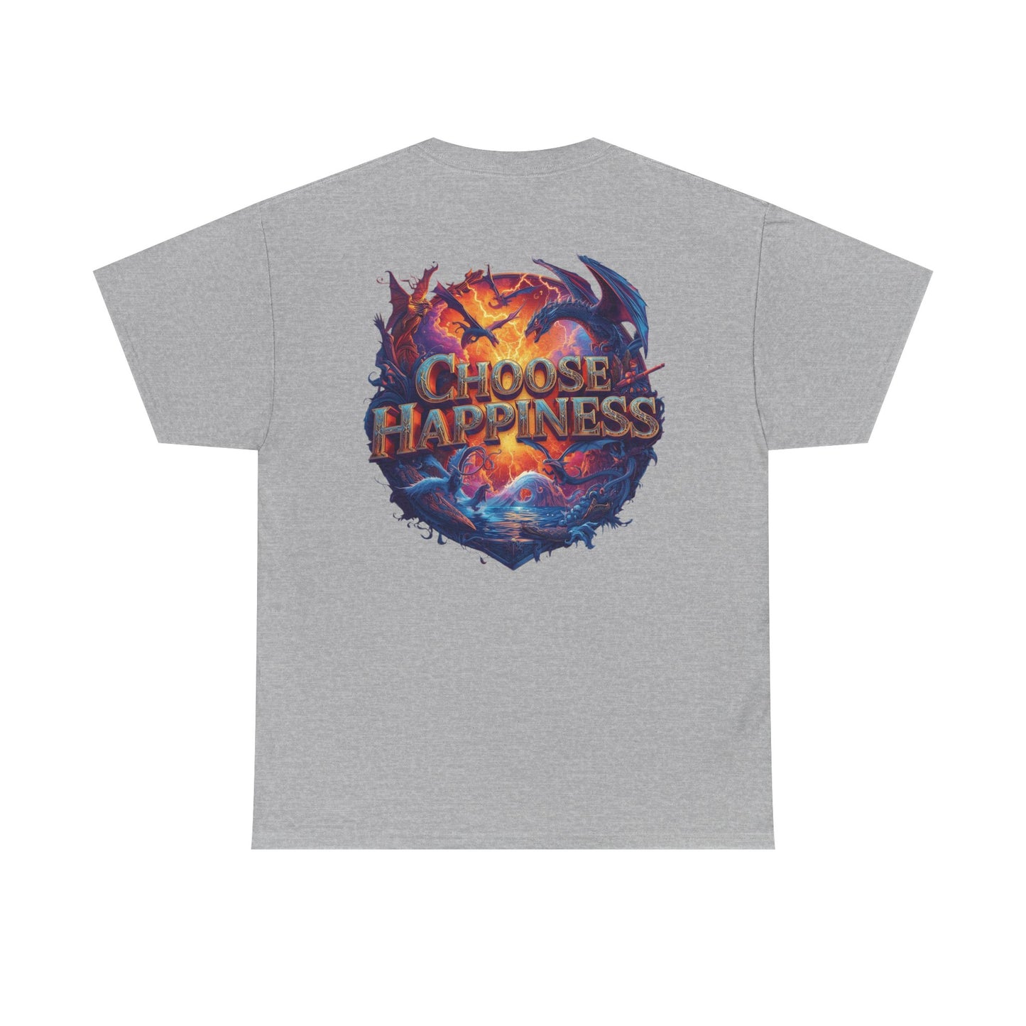 Choose Happiness Unixes T-Shirt Positive Mindset Vibes
