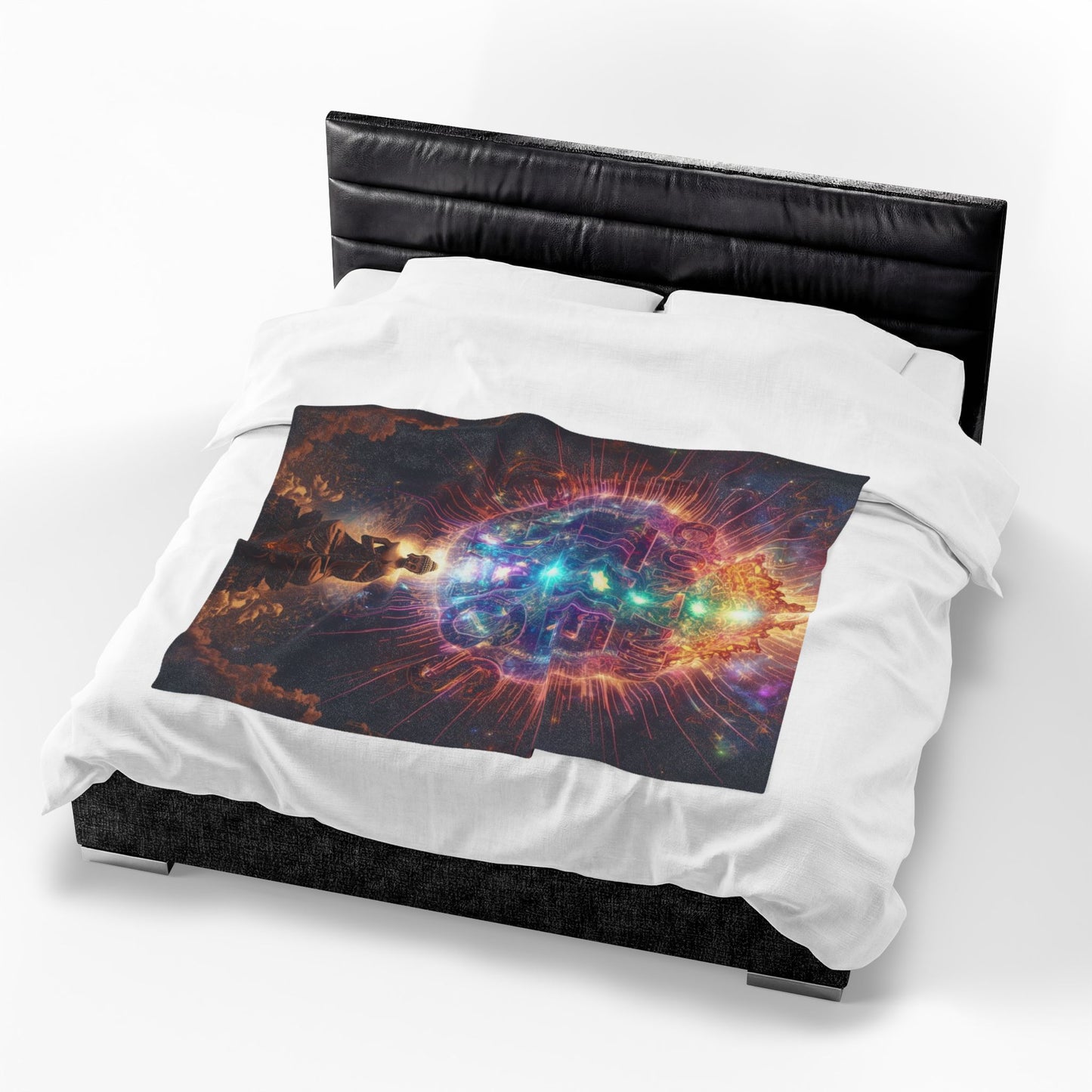 Velveteen Plush Blanket Contain the Chaos Throw