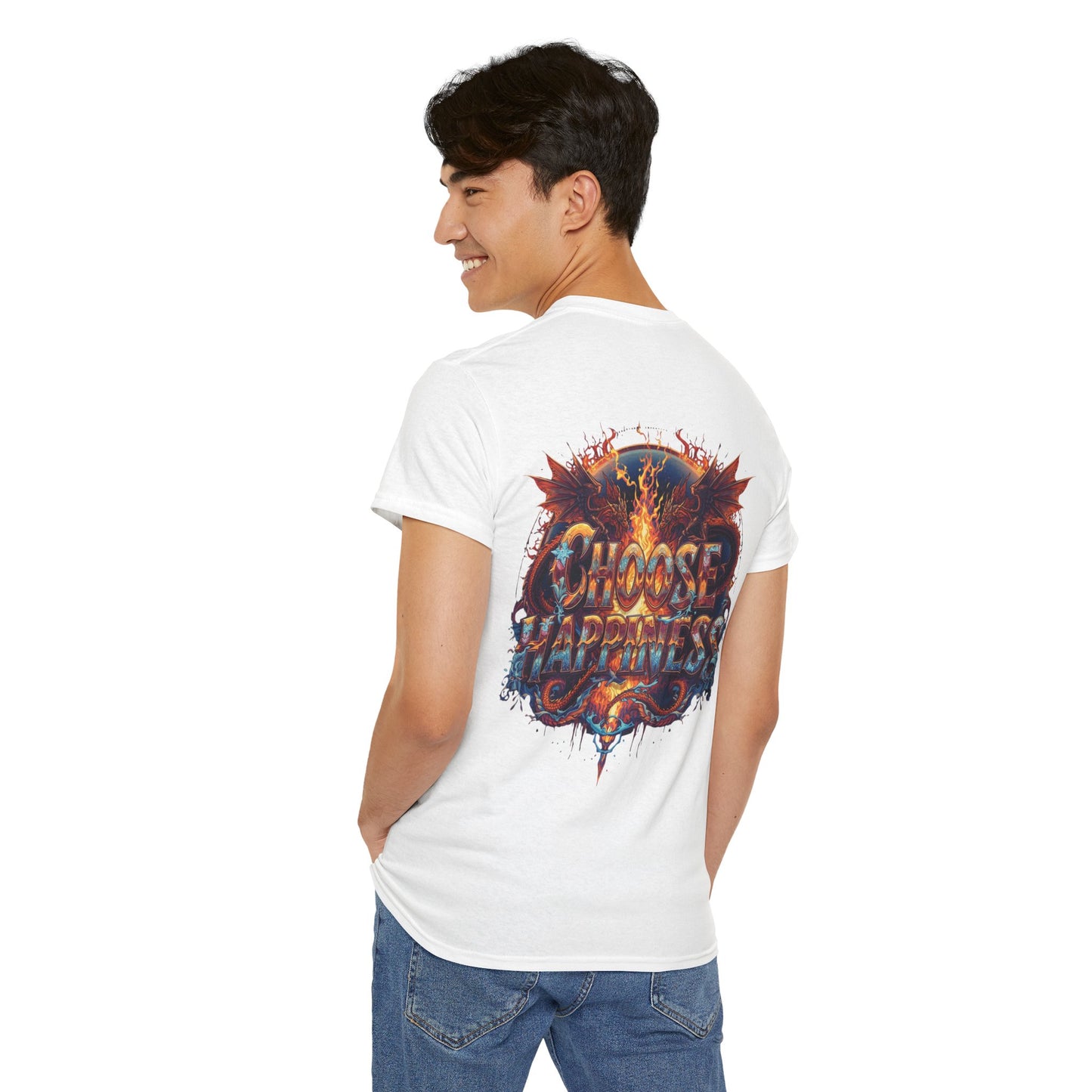 Choose Happiness Unixes T-Shirt Positive Mindset Vibes