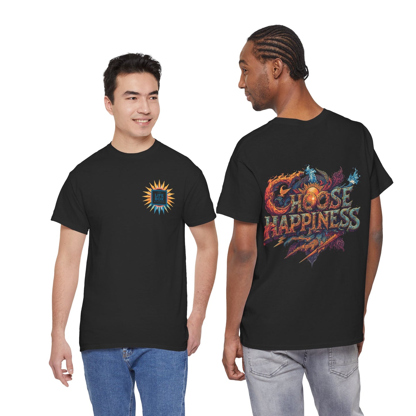 Choose Happiness Unixes T-Shirt Positive Mindset Vibes