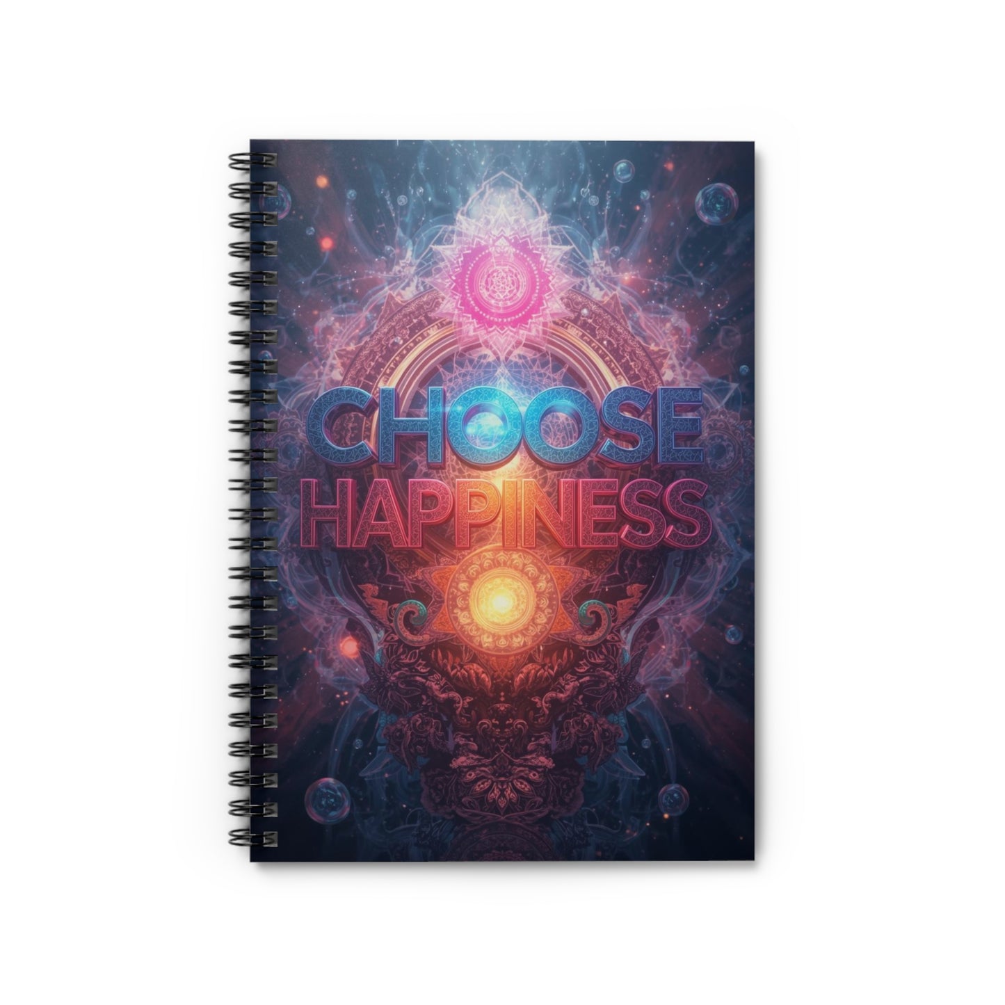 Choose Happiness Spiral Notebook  Ruled Journal for Positivity & Daily Notes