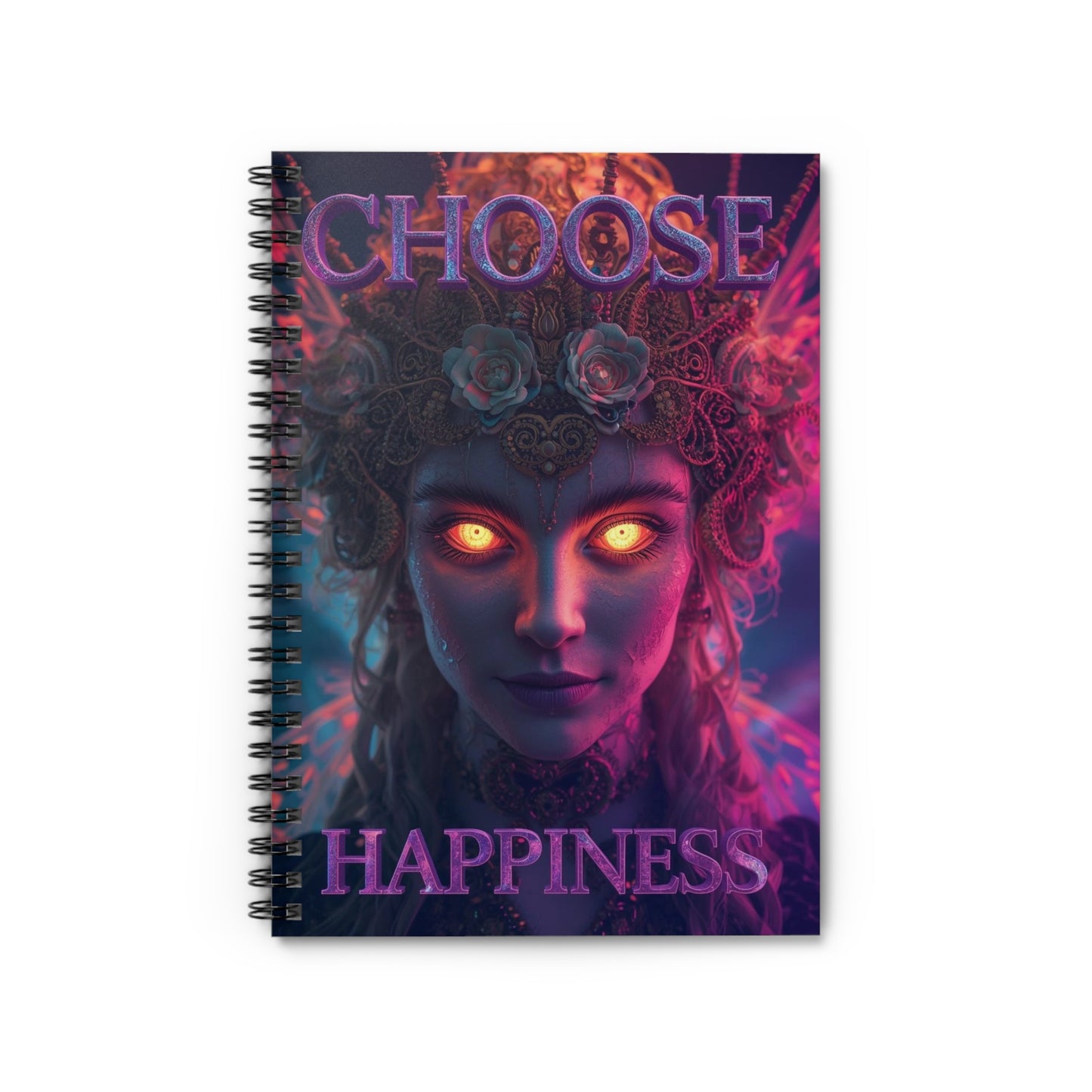 Choose Happiness Spiral Notebook Ruled Journal for Positivity & Daily Notes