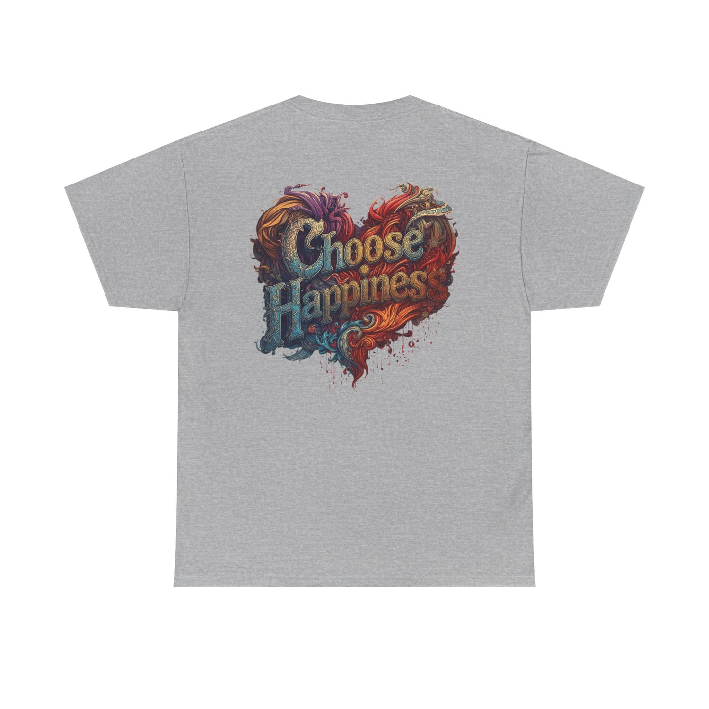 Choose Happiness Unixes T-Shirt Positive Mindset Vibes