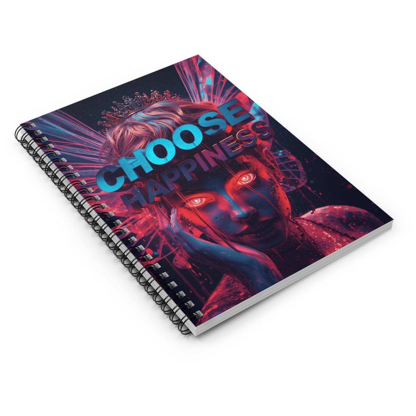 Choose Happiness Spiral Notebook Ruled Journal for Positivity & Daily Notes