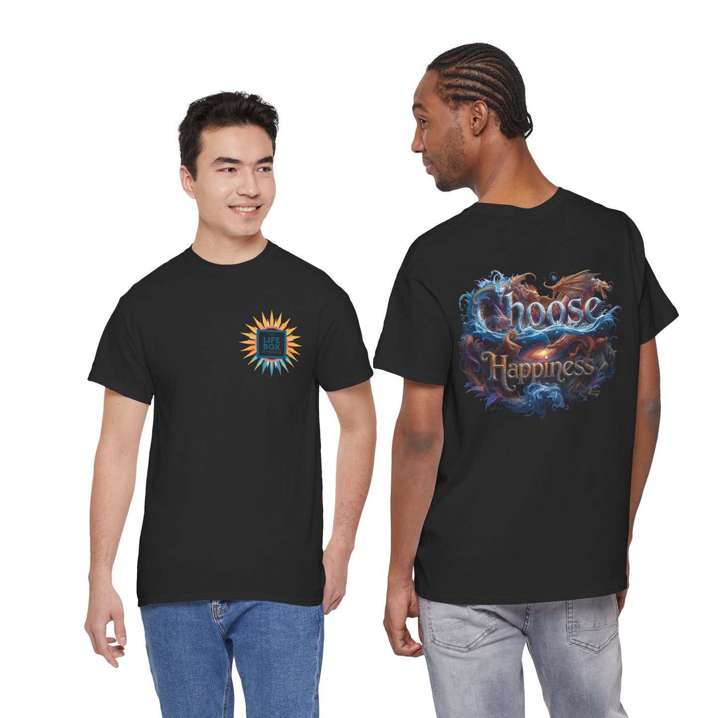 Choose Happiness Unixes T-Shirt Positive Mindset Vibes