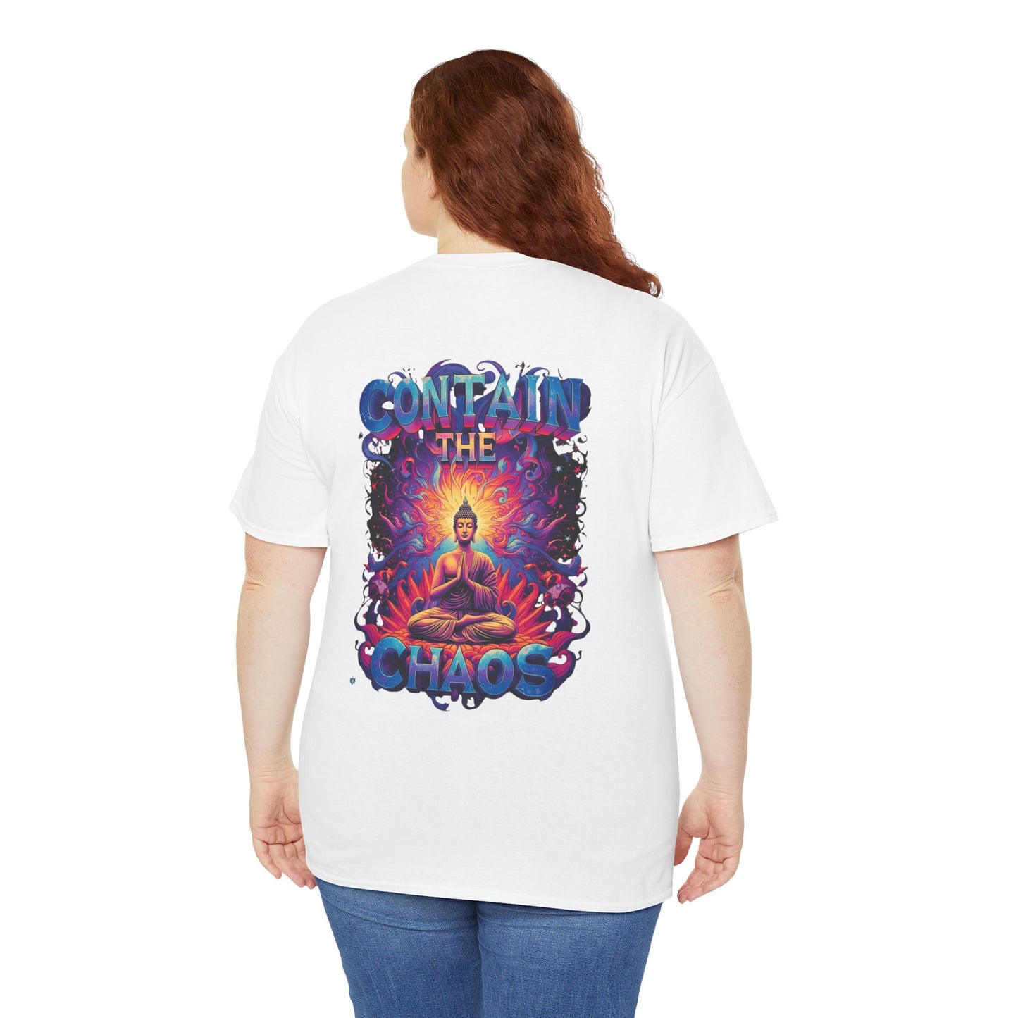 Contain The Chaos Unisex Tee, Positive Mindset Shirt