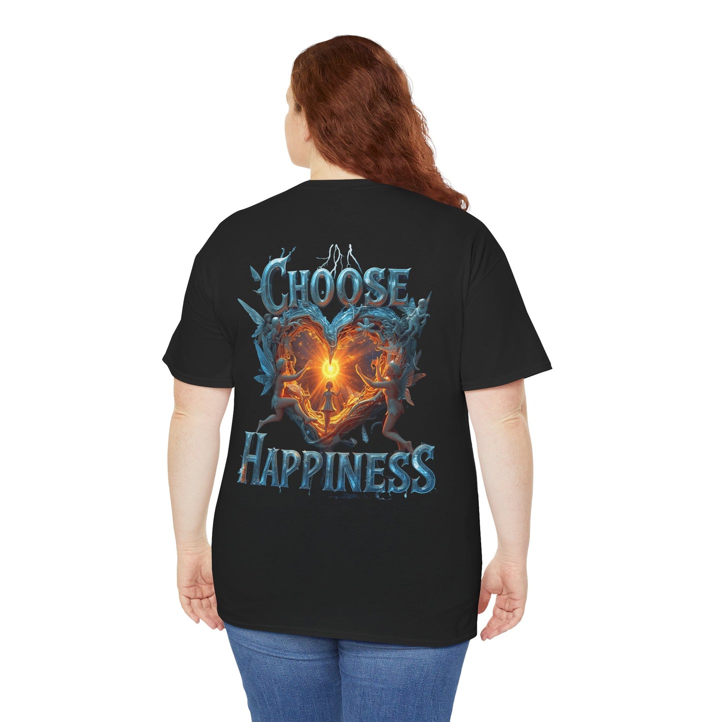 Choose Happiness Unixes T-Shirt Positive Mindset Vibes