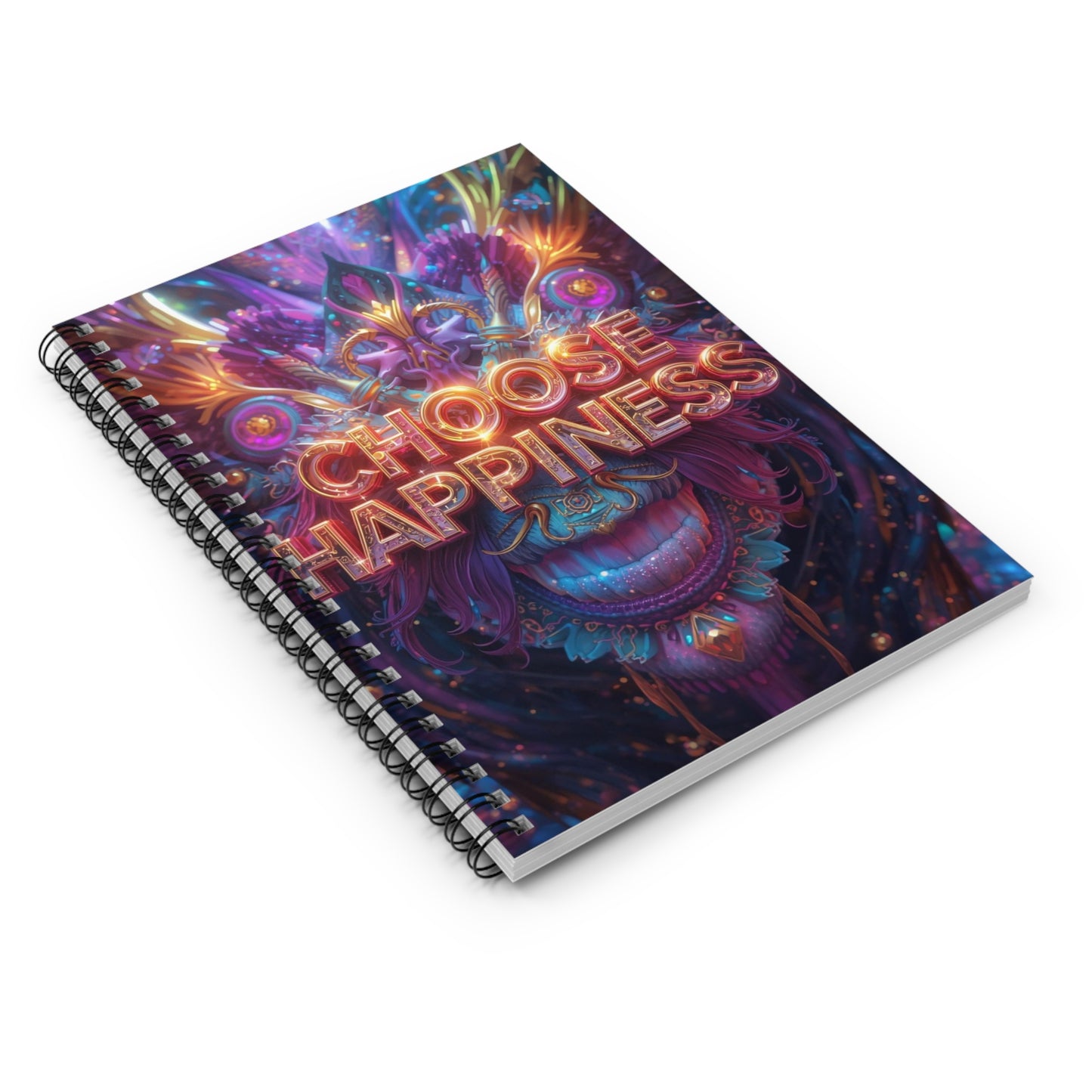 Choose Happiness Spiral Notebook Ruled Journal for Positivity & Daily Notes