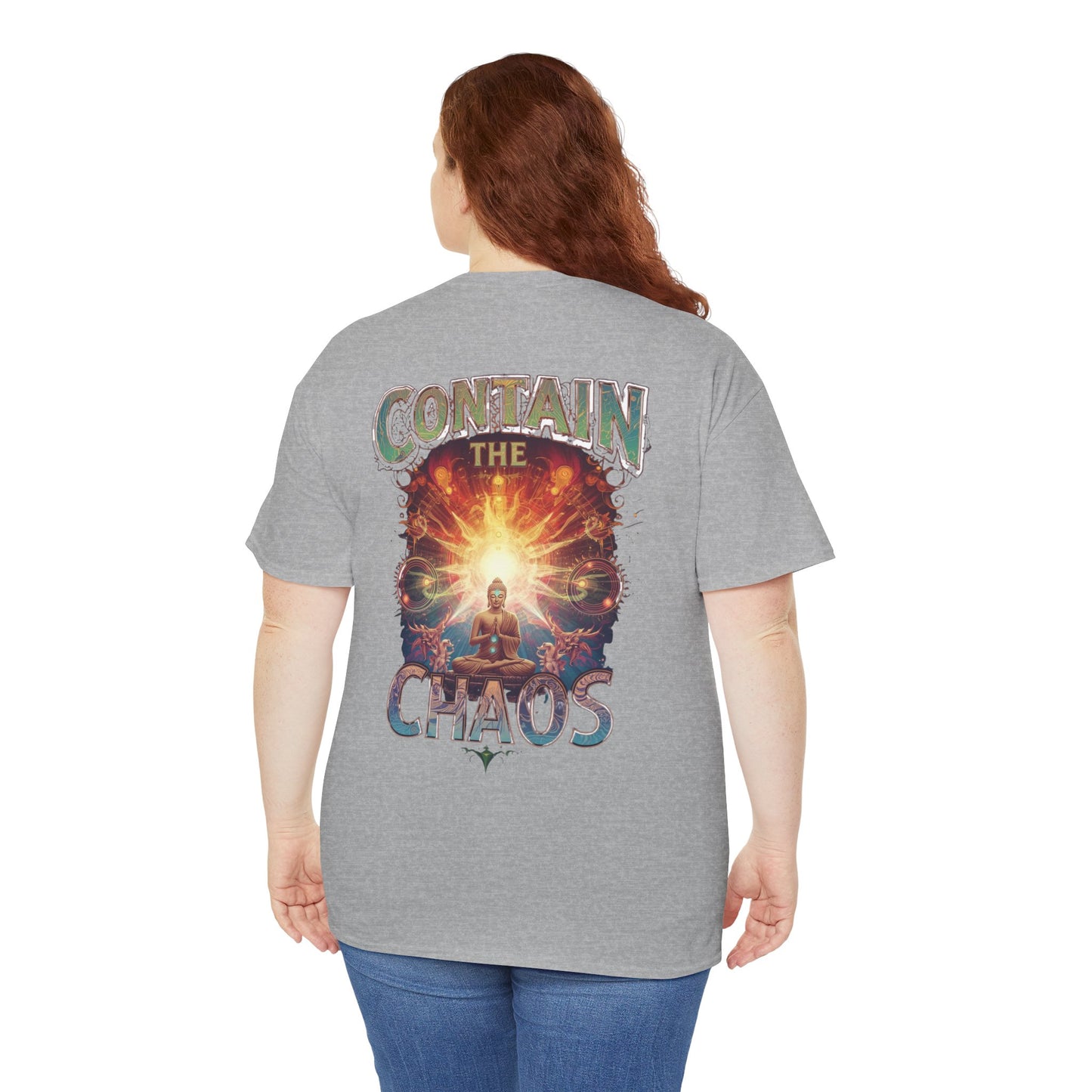 Contain The Chaos Unisex Tee, Positive Mindset Shirt