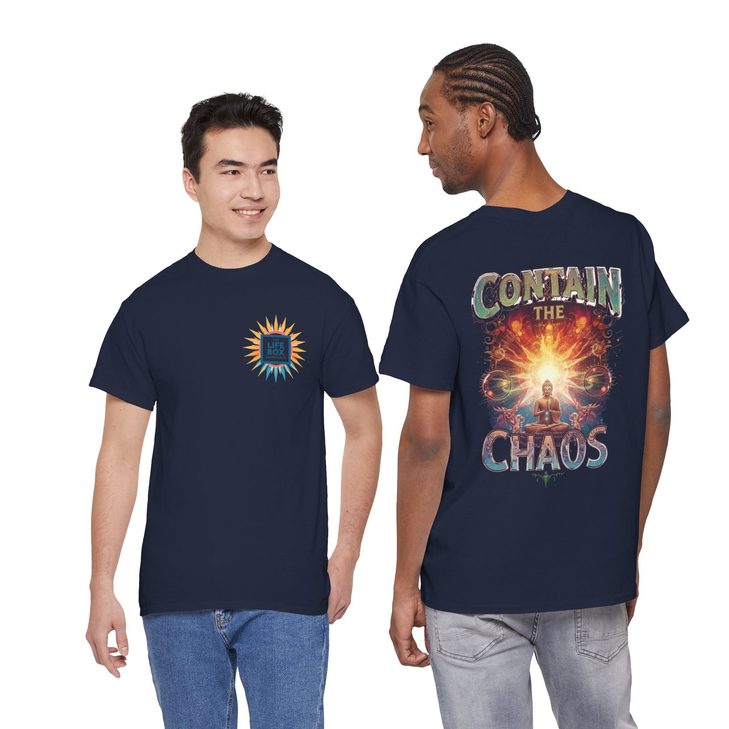 Contain The Chaos Unisex Tee, Positive Mindset Shirt