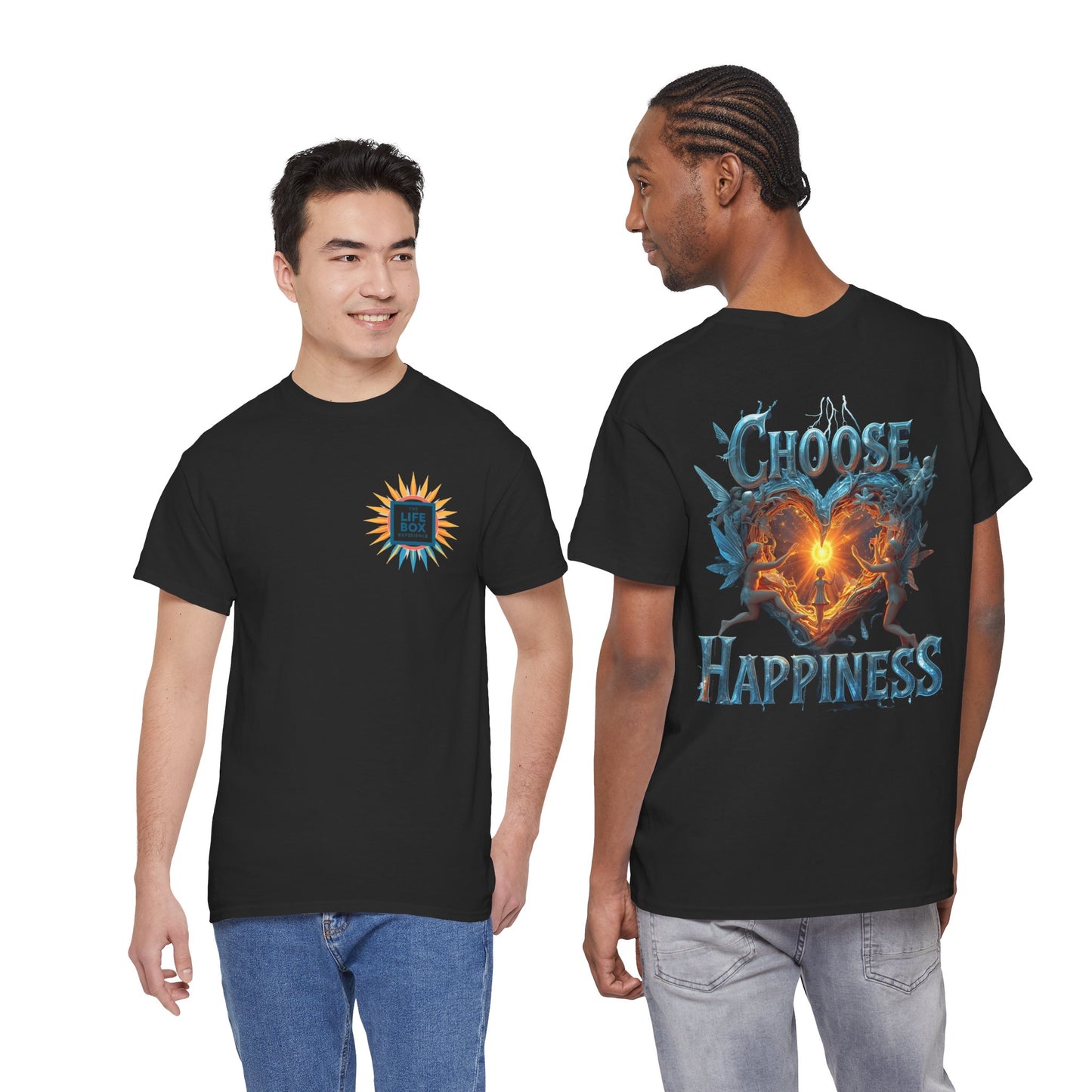 Choose Happiness Unixes T-Shirt Positive Mindset Vibes