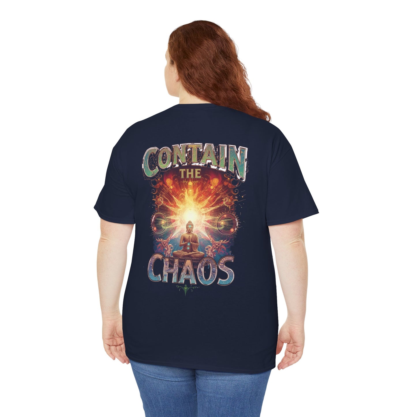 Contain The Chaos Unisex Tee, Positive Mindset Shirt