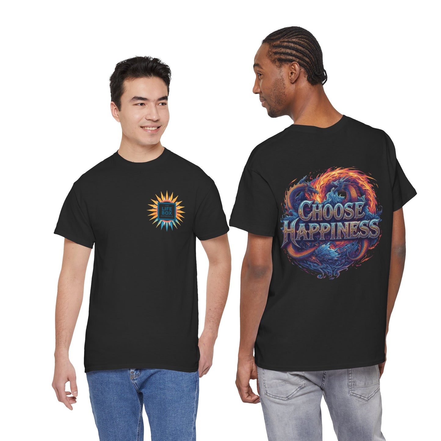 Choose Happiness Unixes T-Shirt Positive Mindset Vibes