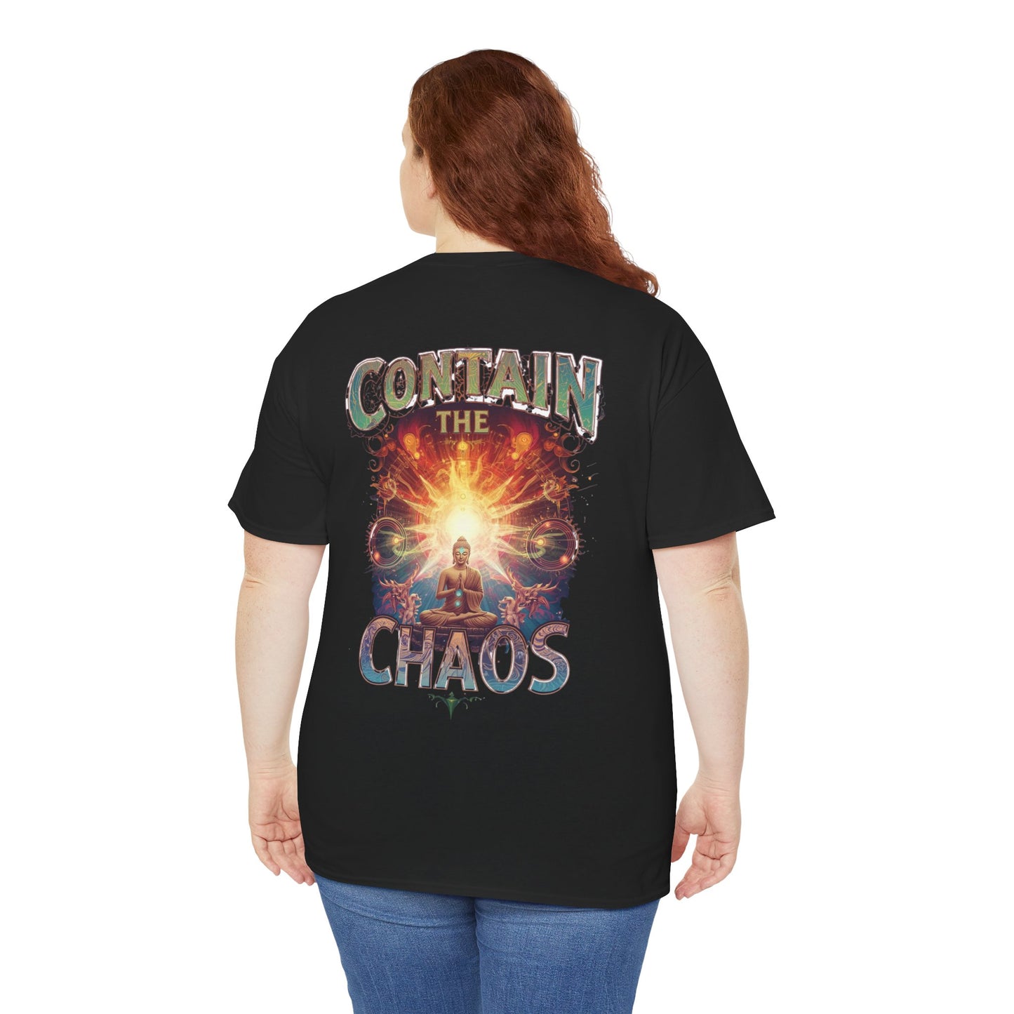 Contain The Chaos Unisex Tee, Positive Mindset Shirt