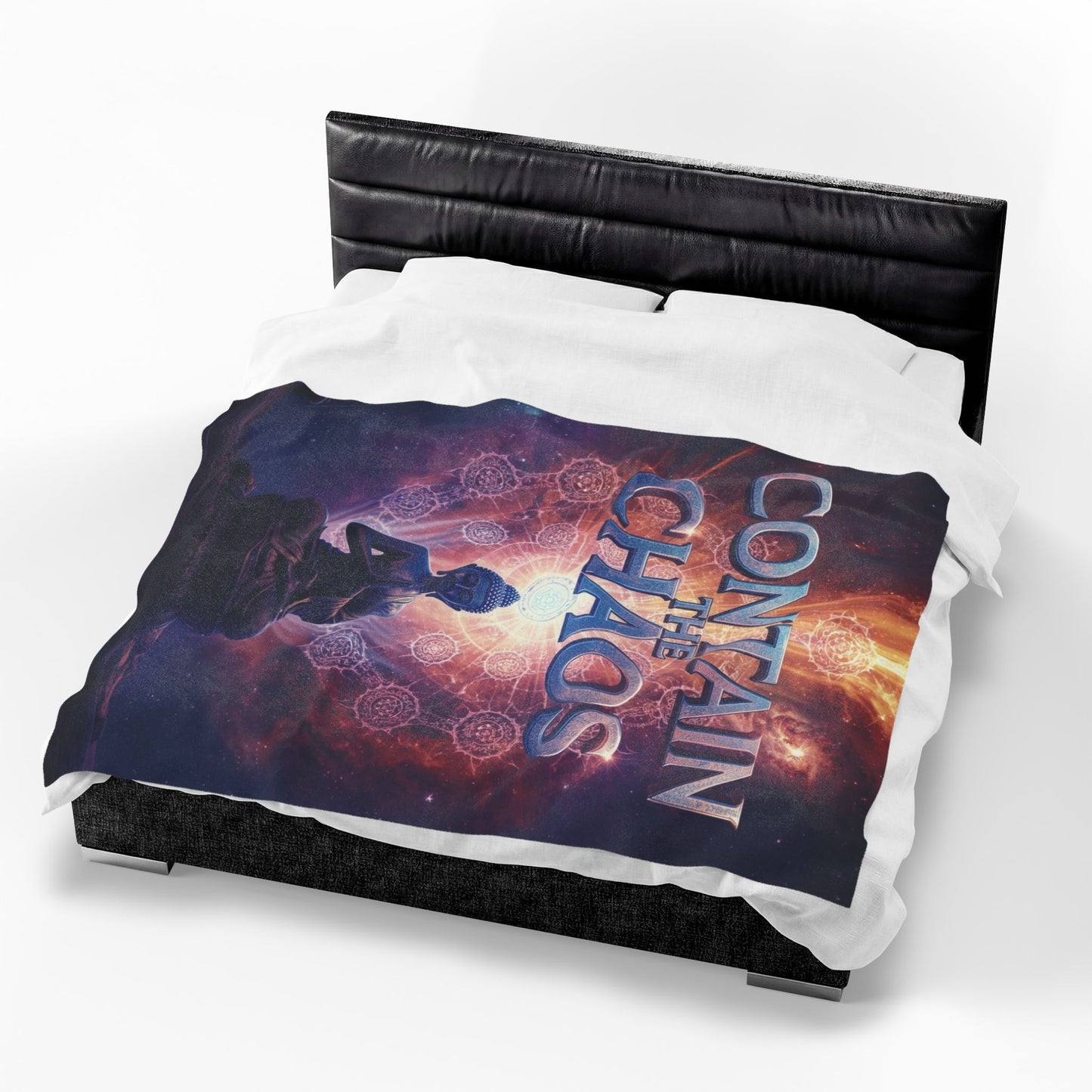 Contain the Chaos Velveteen Plush Blanket