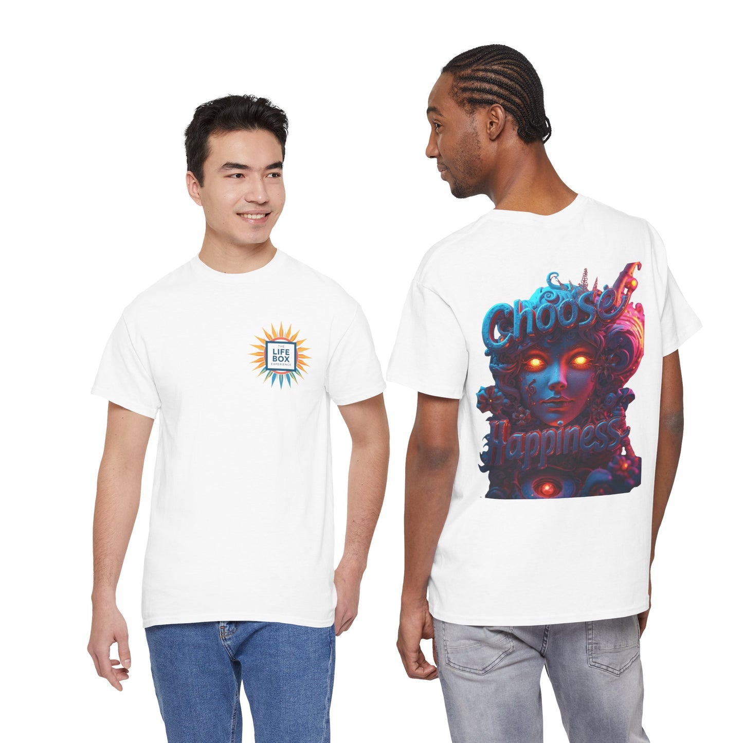 Choose Happiness Unixes T-Shirt Positive Mindset Vibes