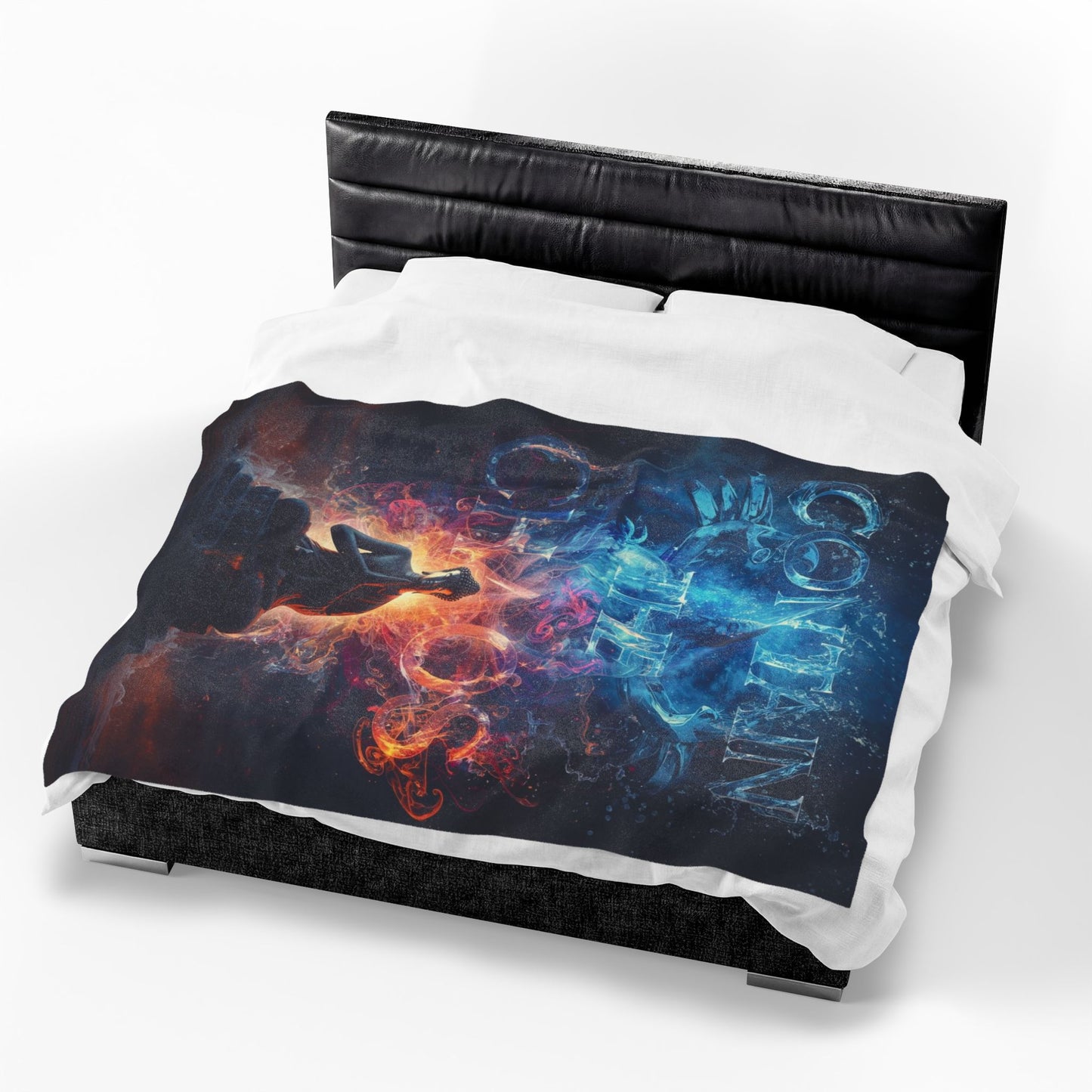 Plush Blanket Contain the Chaos Velveteen Throw
