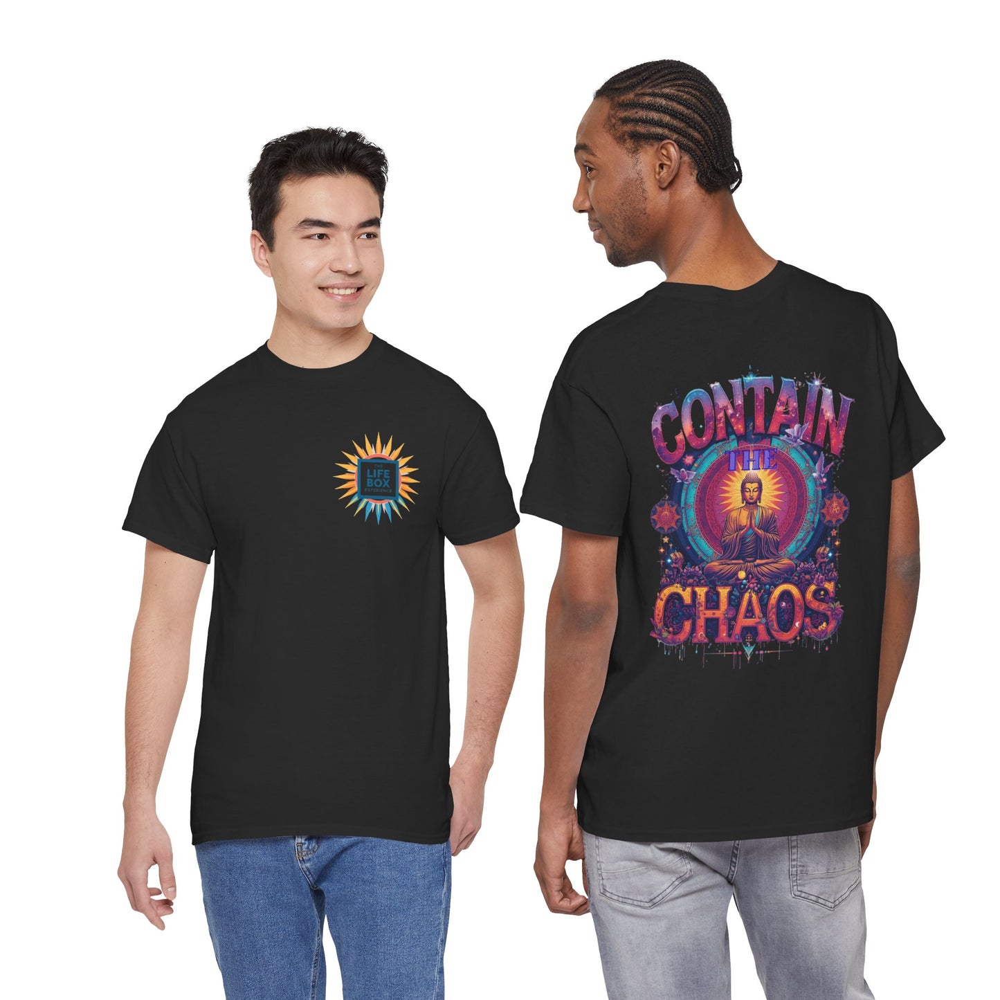 Contain The Chaos Unisex Tee, Positive Mindset Shirt