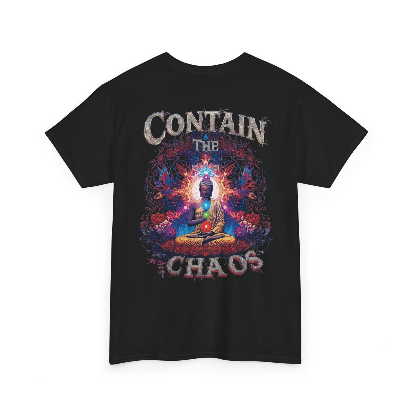 Contain The Chaos Unisex Tee, Positive Mindset Shirt
