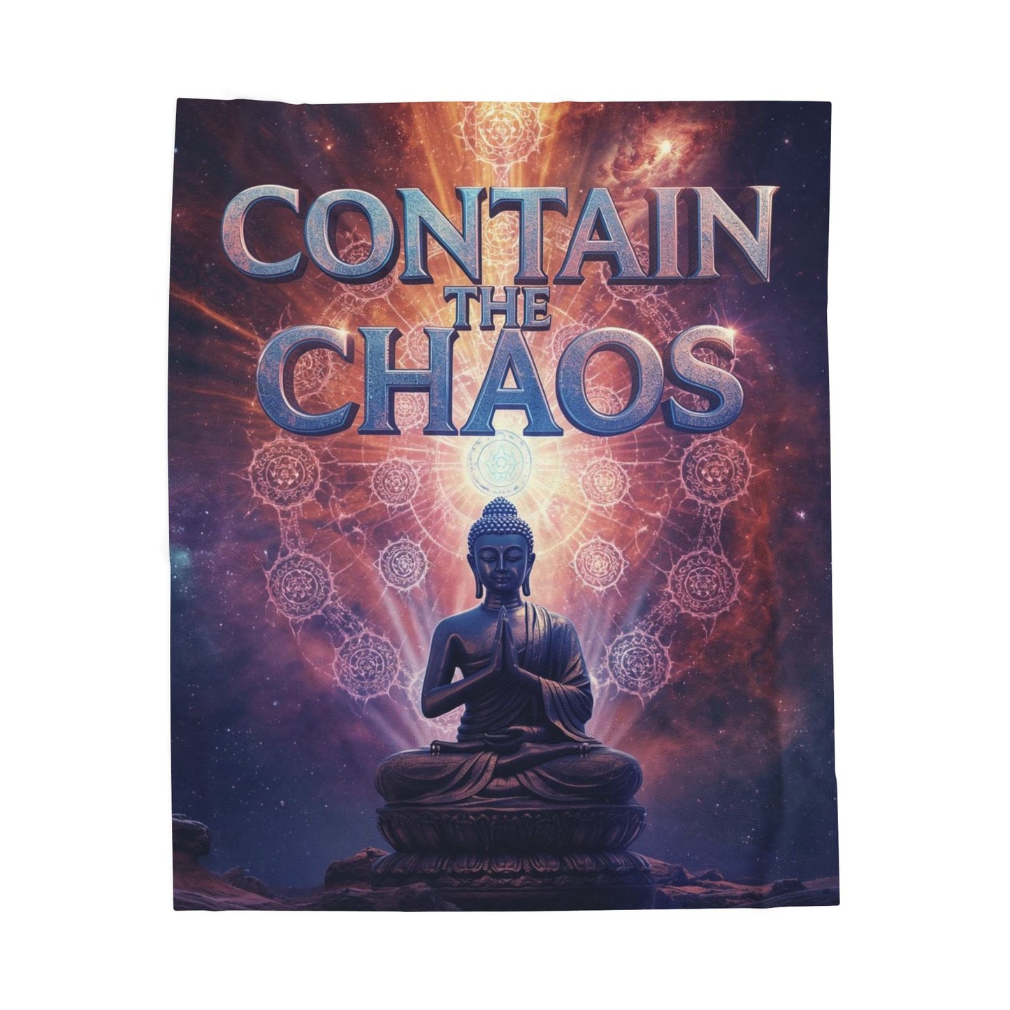 Contain the Chaos Velveteen Plush Blanket