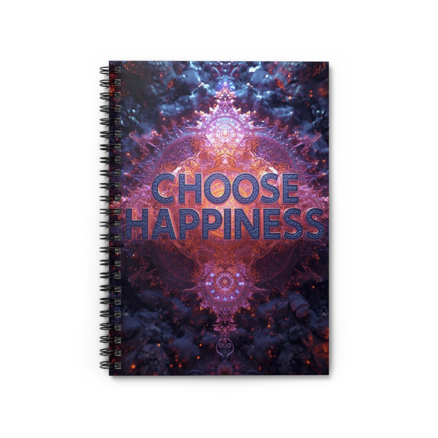 Choose Happiness Spiral Notebook  Ruled Journal for Positivity & Daily Notes