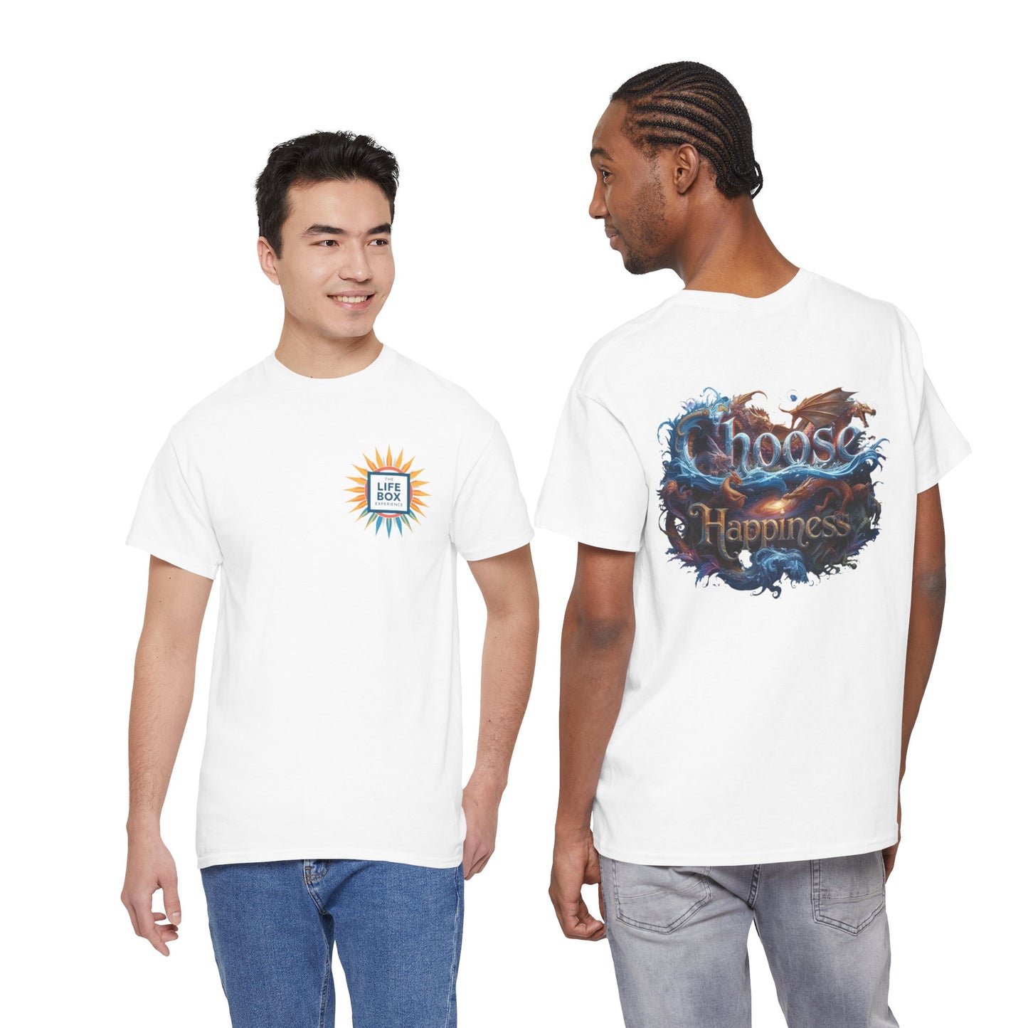 Choose Happiness Unixes T-Shirt Positive Mindset Vibes