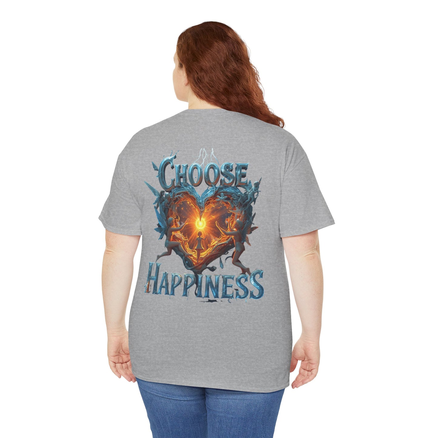 Choose Happiness Unixes T-Shirt Positive Mindset Vibes