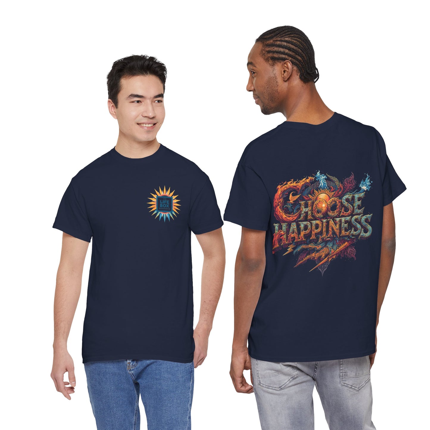 Choose Happiness Unixes T-Shirt Positive Mindset Vibes