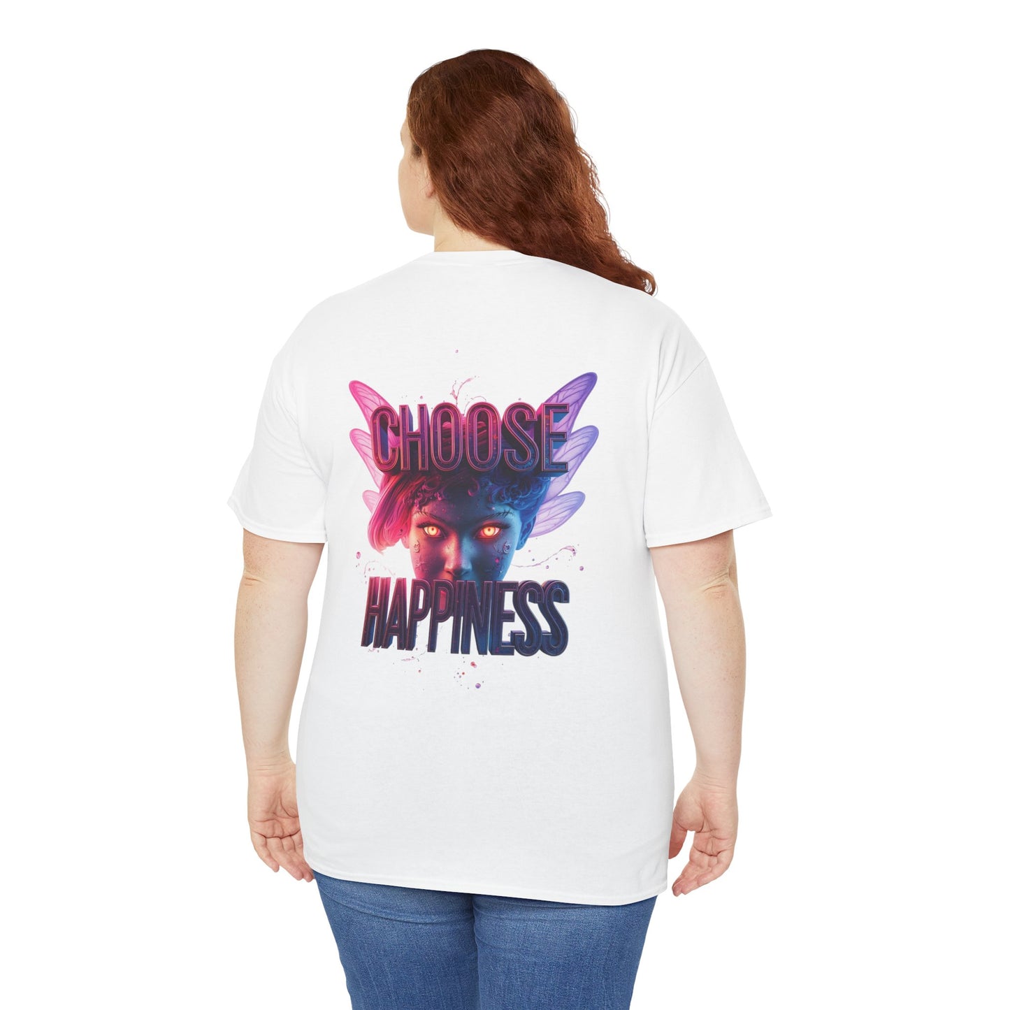 Choose Happiness Unixes T-Shirt Positive Mindset Vibes