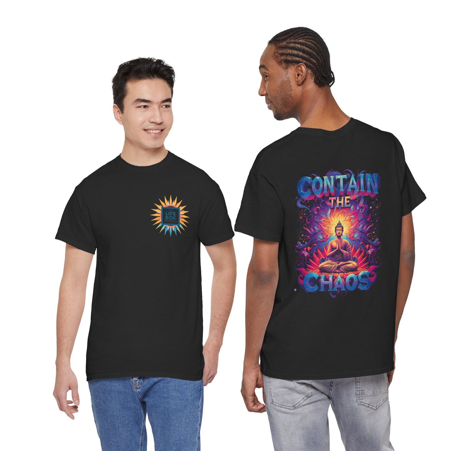 Contain The Chaos Unisex Tee, Positive Mindset Shirt