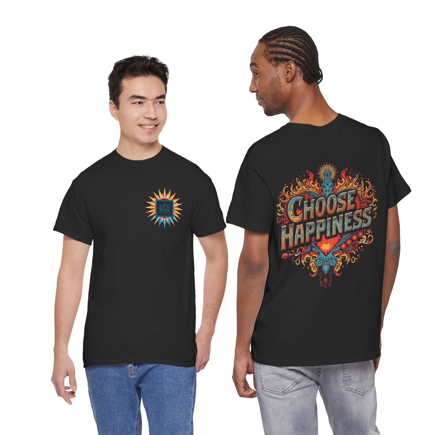 Choose Happiness Unixes T-Shirt Positive Mindset Vibes