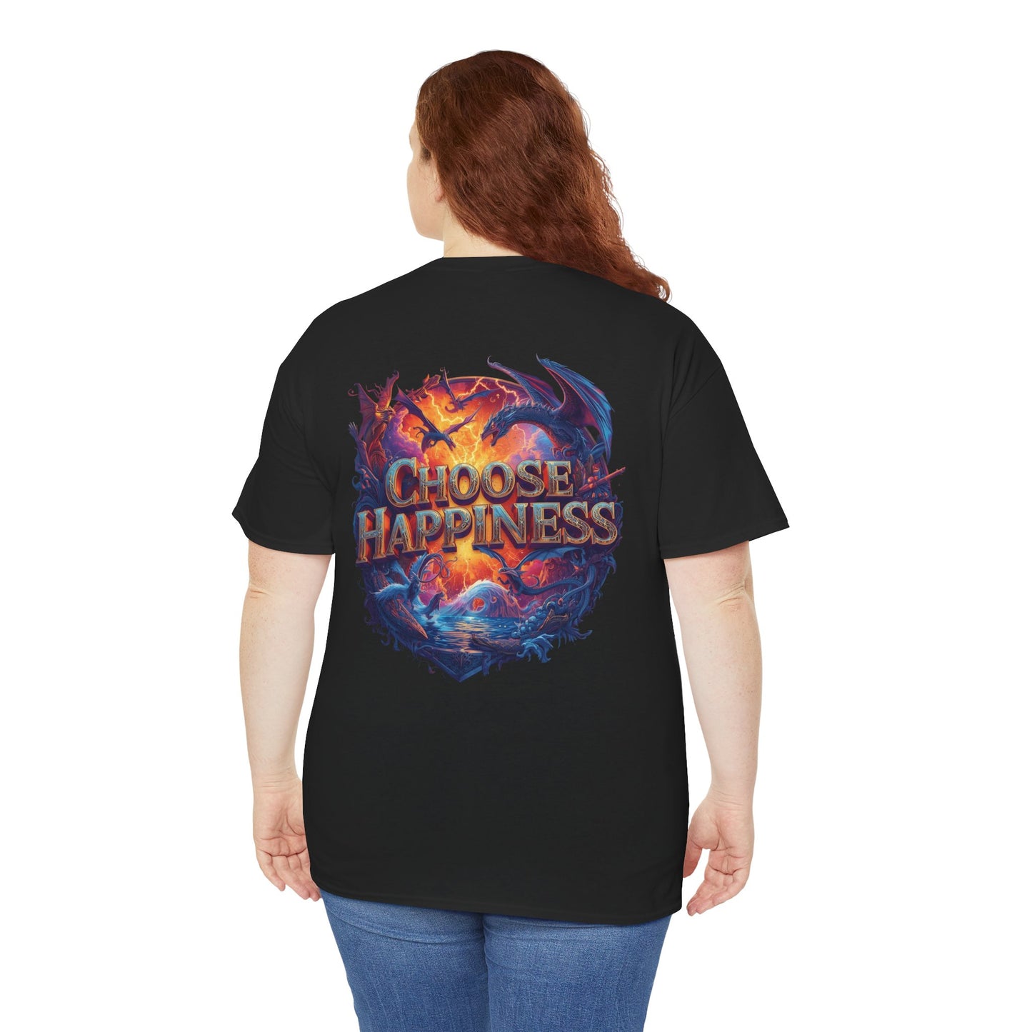 Choose Happiness Unixes T-Shirt Positive Mindset Vibes