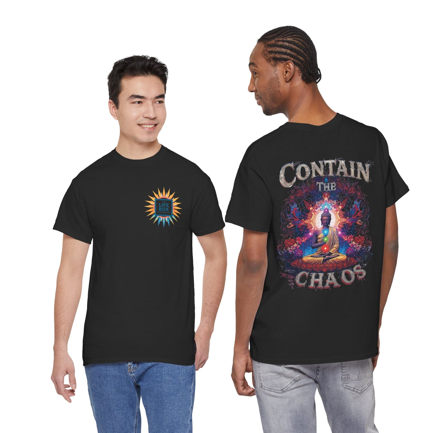 Contain The Chaos Unisex Tee, Positive Mindset Shirt