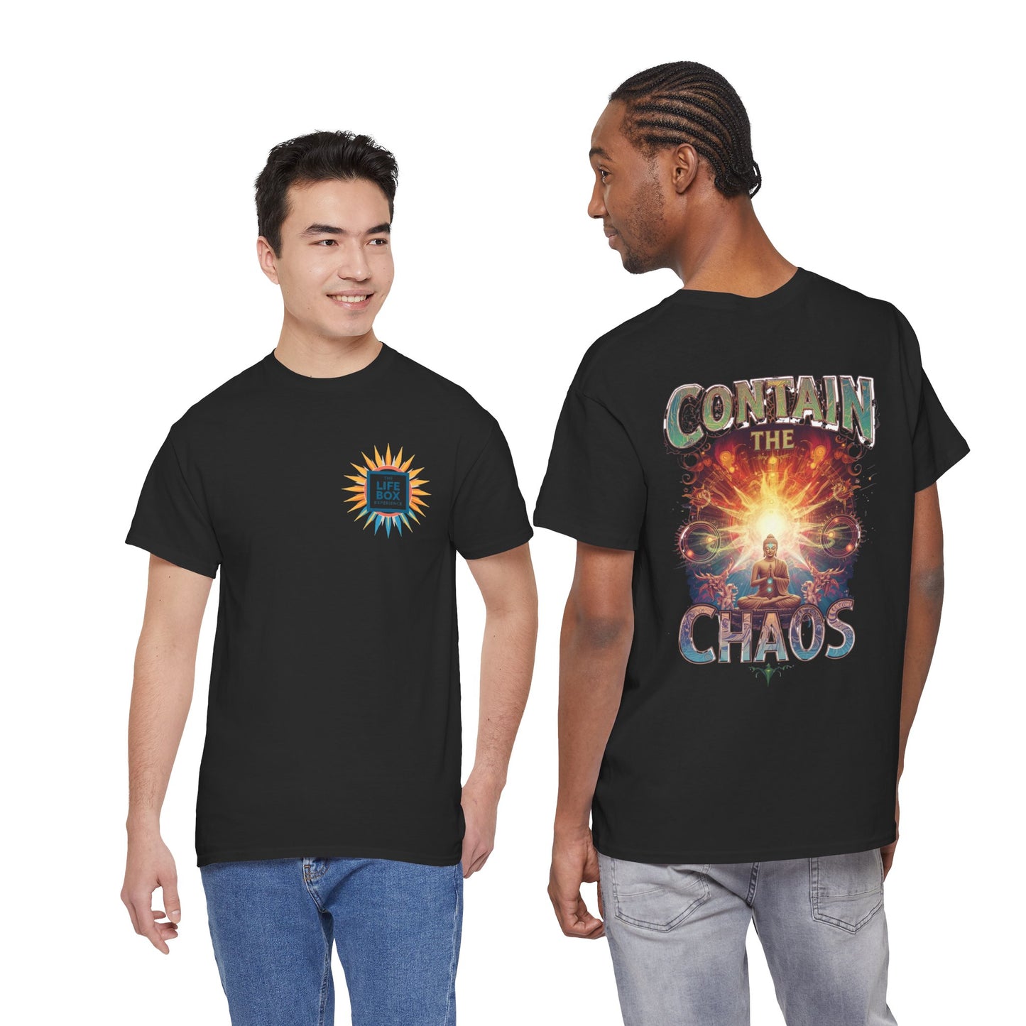 Contain The Chaos Unisex Tee, Positive Mindset Shirt