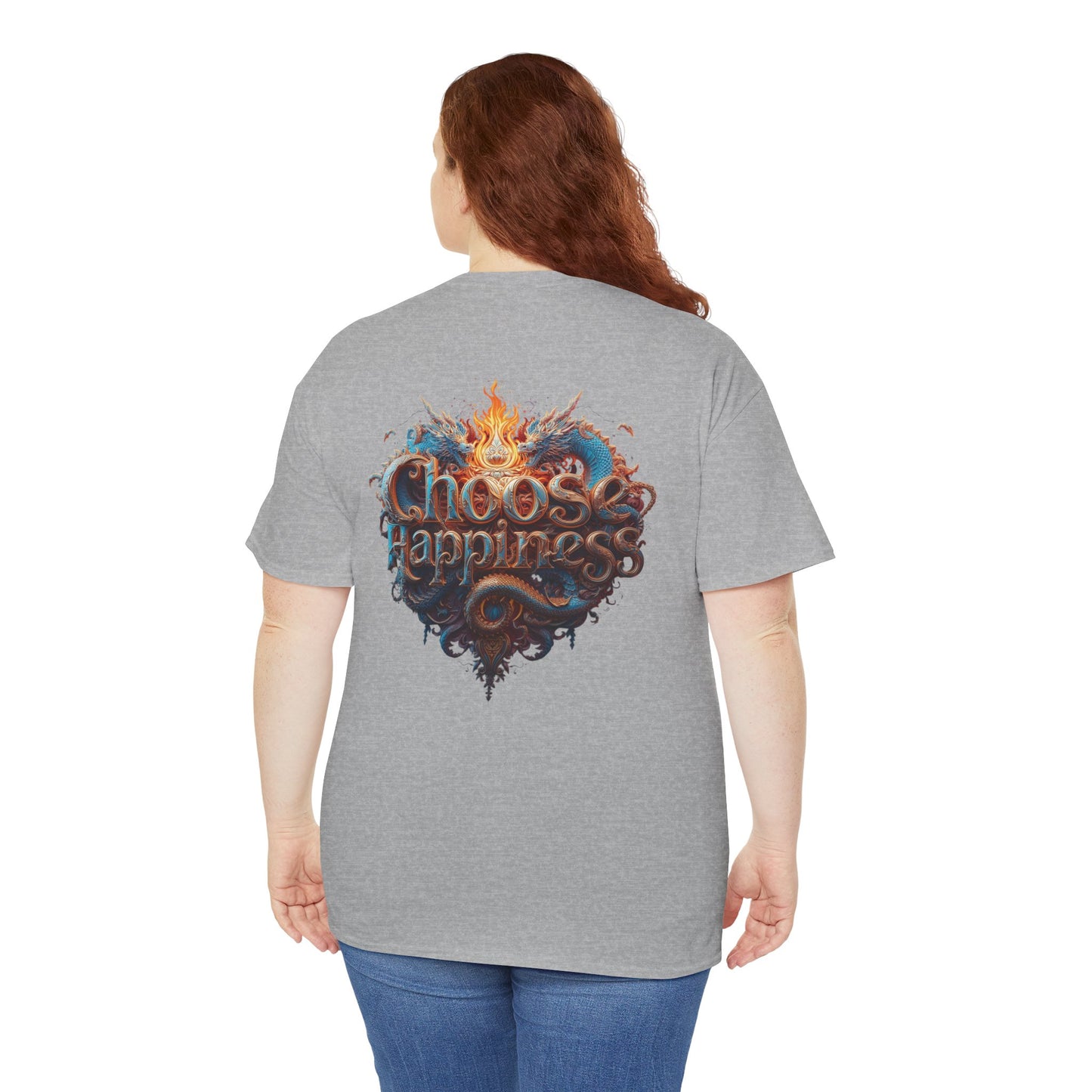 Choose Happiness Unixes T-Shirt Positive Mindset Vibes
