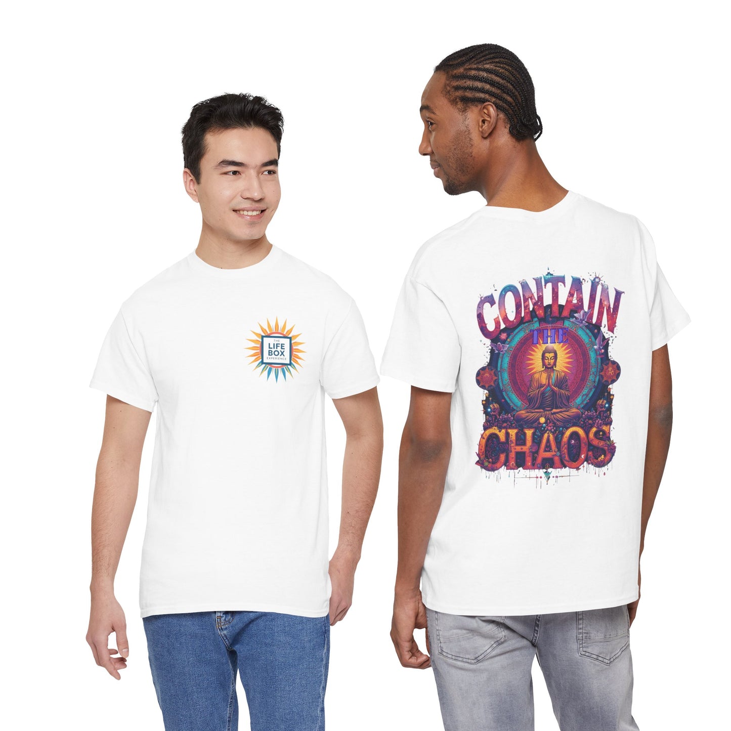 Contain The Chaos Unisex Tee, Positive Mindset Shirt