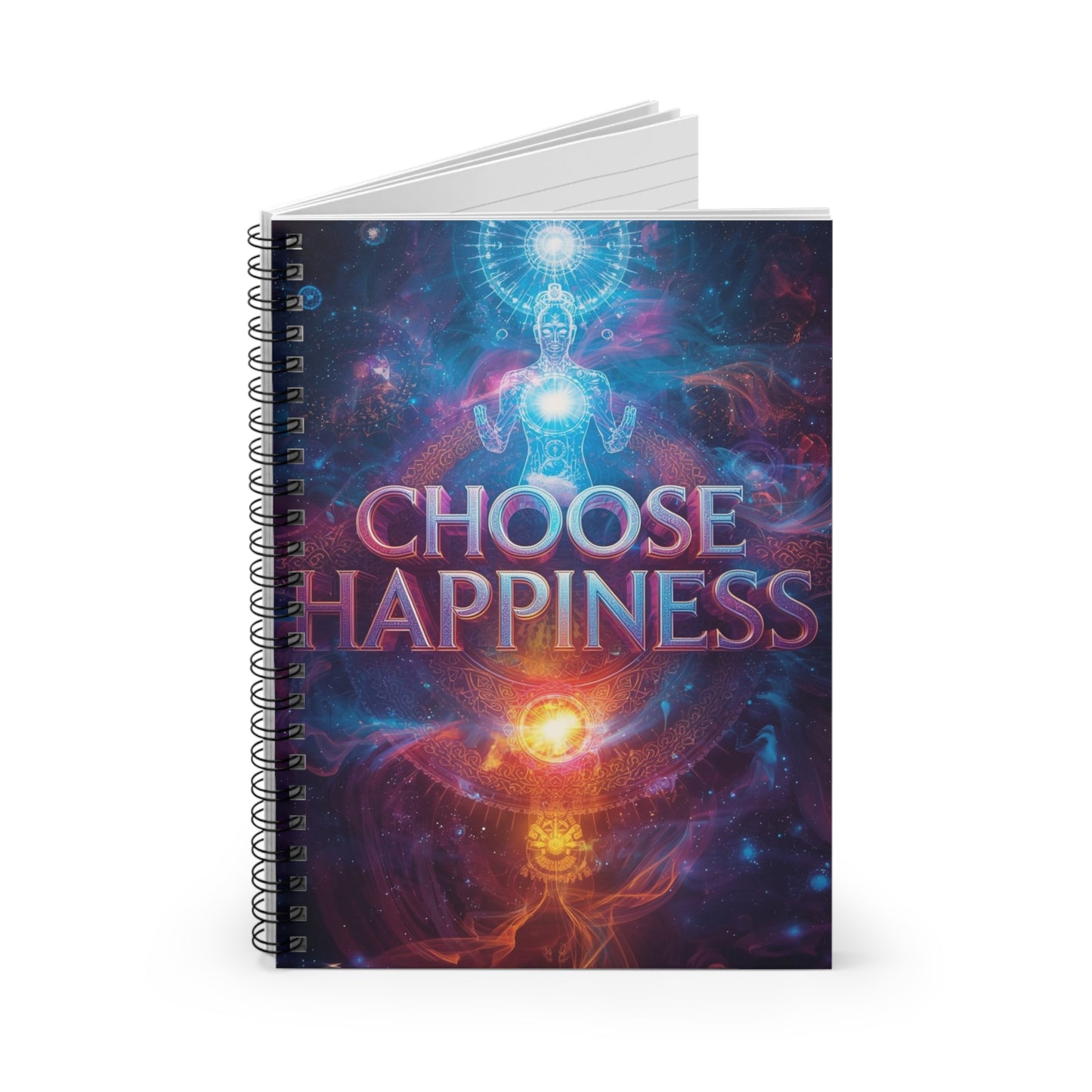 Choose Happiness Spiral Notebook Ruled Journal for Positivity & Daily Notes