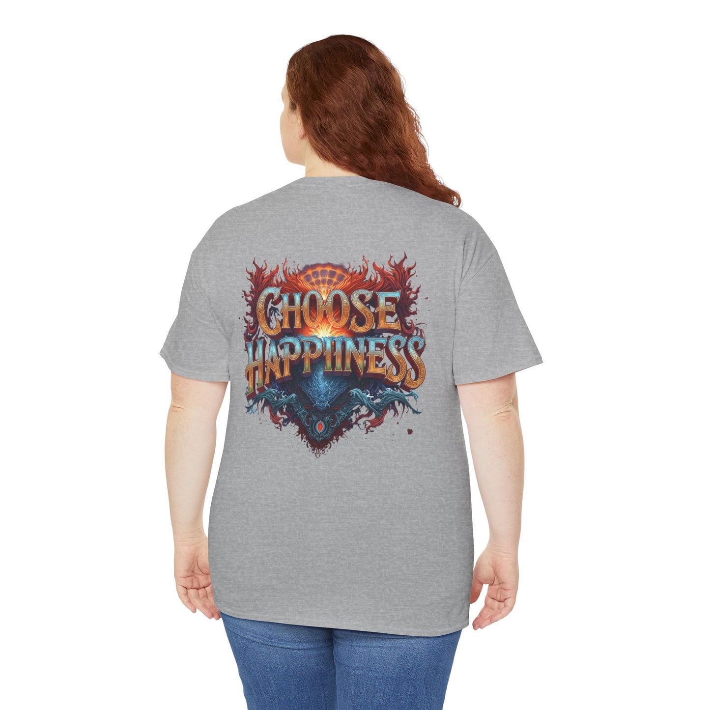Choose Happiness Unixes T-Shirt Positive Mindset Vibes