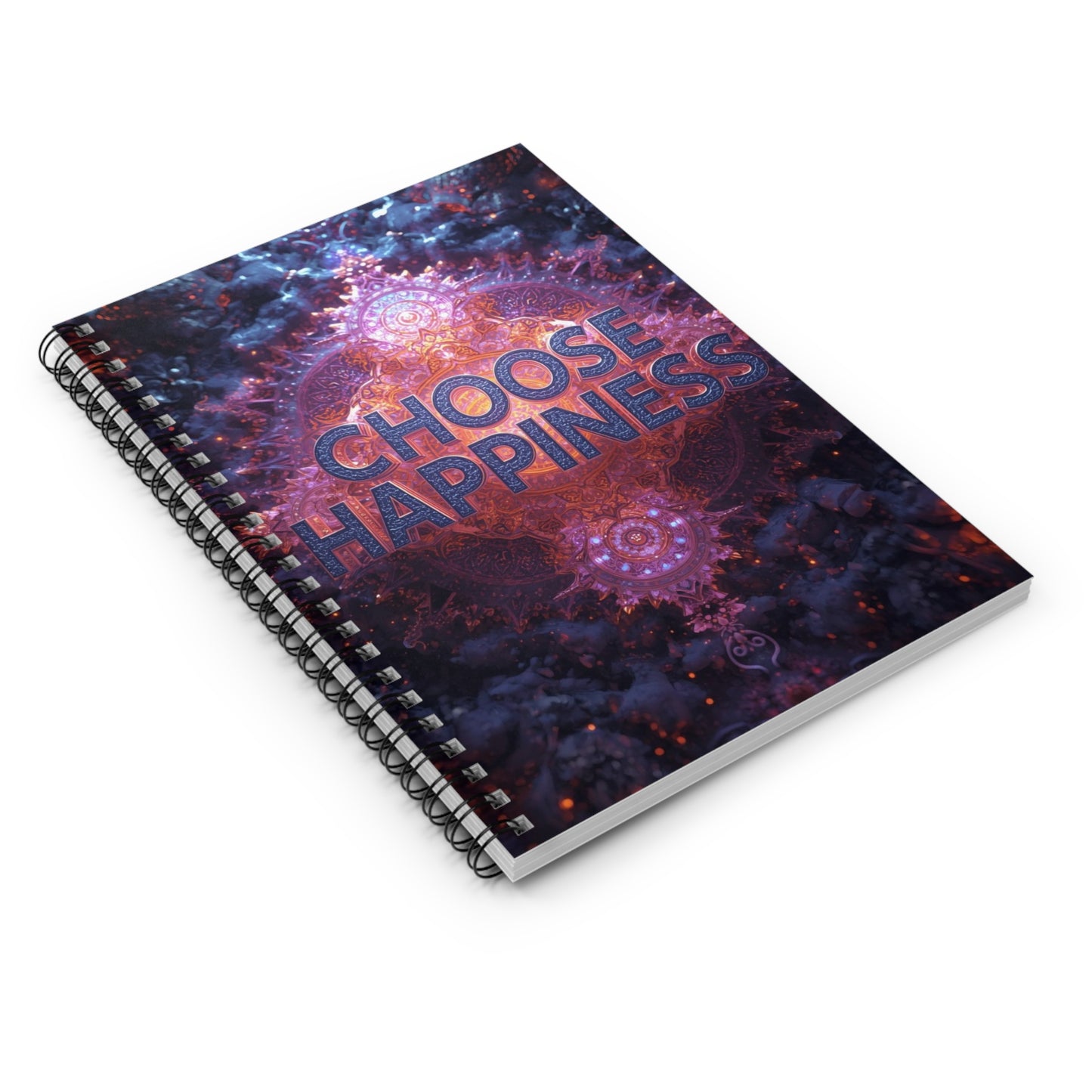 Choose Happiness Spiral Notebook  Ruled Journal for Positivity & Daily Notes