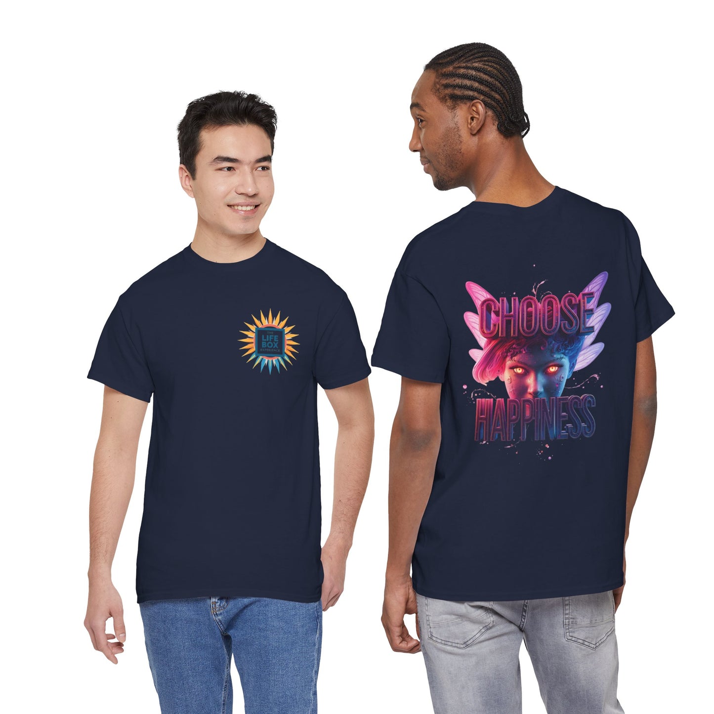 Choose Happiness Unixes T-Shirt Positive Mindset Vibes
