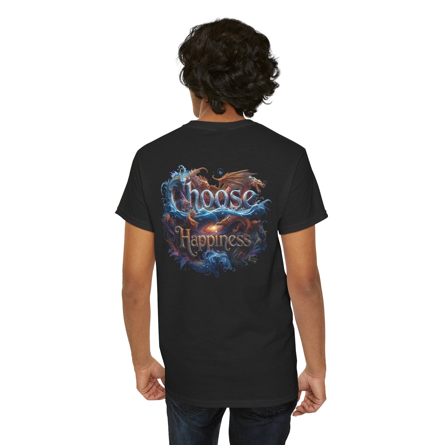 Choose Happiness Unixes T-Shirt Positive Mindset Vibes