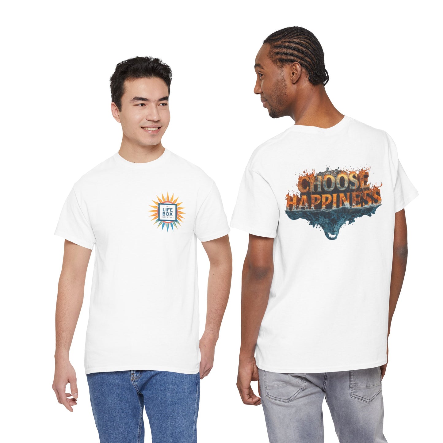 Choose Happiness Unixes T-Shirt Positive Mindset Vibes