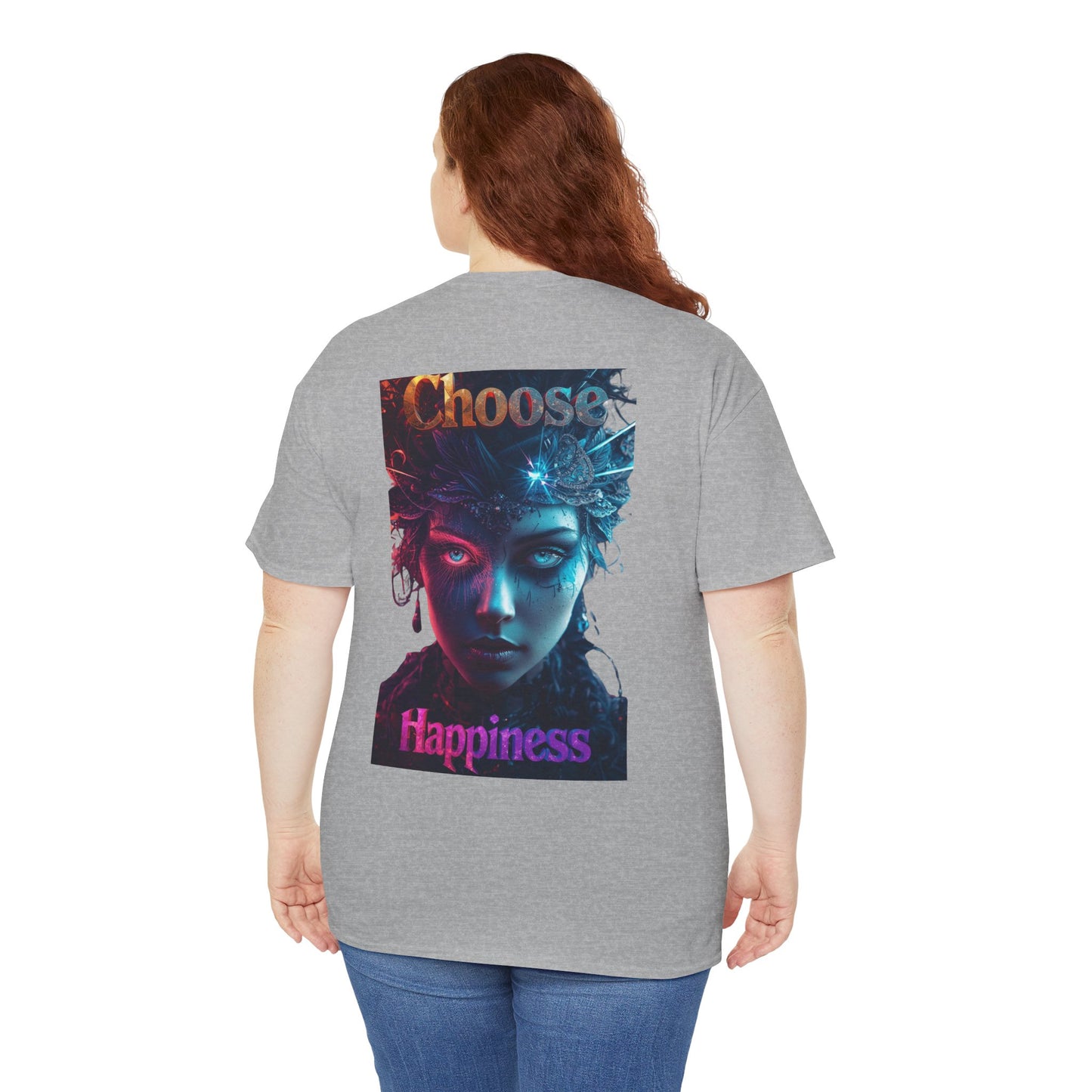 Choose Happiness Unixes T-Shirt Positive Mindset Vibes