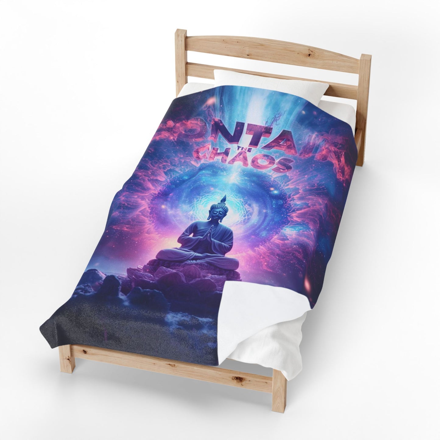 Contain the Chaos Velveteen Plush Blanket